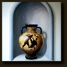 Trompe- l'oeil Schilderij Amphora (Amfora)